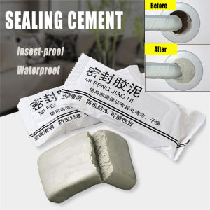 3PCS Wall Hole Sealing Mud for Household Air Conditioning Sewer Kitchen Bathroom Pipe Waterproof Insect-proof Sealant Clay