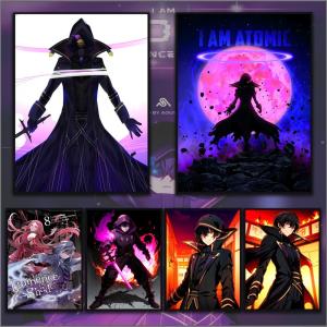 The E-Eminence In Shadow Cid Kagenou Poster HD Art Sticky Wall Waterproof Home Anime Movie Singer Living Room BedroomAesthetic