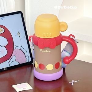 Cute Stainless Steel Thermal Bottle with Sling