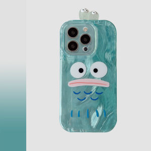 Cute Blue Bottom Ugly Fish Expression Silicone Phone Case for OnePlus Ace3V New Model Ace2Pro Cartoon Women ONEPLUS11 Anti-Fall Protection Cover