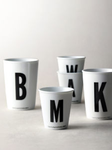 JOTO | Cup for Couples Lettered Design Coffee and Water Mug