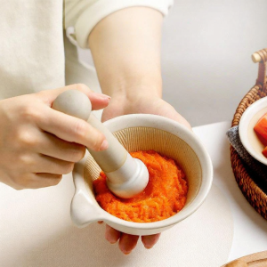 CHUANQIMINGMEI | Baby Food Grinding Bowl with Manual Operation