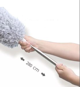 Kemoceng Microfiber Panjang 28 Meter - Pembersih Debu Fleksibel dengan Pegangan Tarik - Serbaguna untuk Tirai, Lampu, Kipas Langit-langit - Tidak Ada Serat Beterbangan