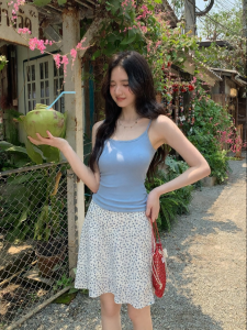 Mixd | Blue Versatile Base Layer Camisole Summer Short Top