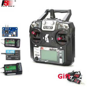 FLYSKY FS-i6X FS i6X 10CH 2.4GHz AFHDS 2A RC Transmitter With X6B iA6B A8S iA10B iA6 Receiver for RC FPV Racing multicopter