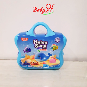 ♥♥♥ 𝐒𝐆 𝐒𝐞𝐥𝐥𝐞𝐫 BabySPA Helen Sand Moulders Set with Sand & Carry Case Bag for Kids