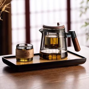 YIHUTEA | Heat-Resistant Glass Tea Infuser Personal Tea Set