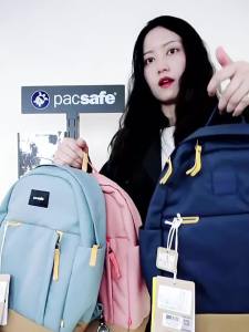 Pacsafe | Business Travel Theft-Proof Backpack For Women And Laptops Light Minimalist