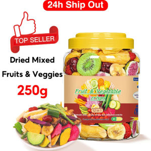 12 In 1 Fruit And Vegetable Chip 250g grams Mixed Fruits and Vegetable Crunchy Chips Healthy Snack