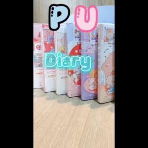 Buku Diary PU Leather Journaling Scarbook Hardcover Berkualitas