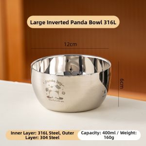 onlycook | Cartoon Dual-Layer Insulated Baby Small Bowl