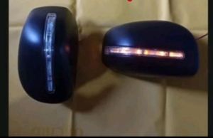 Cover Spion Mirror Cover Batok Spion All New Avanza 2012 - 2018 Tipe E Lampu(Harga Sepasang) Carbon Hitam Chrome