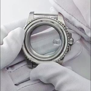 Vỏ Đồng Hồ Viền GMT Bằng Thép Không Gỉ 40mm Với Kính Sapphire Cho NH35 NH36 ETA2824 PT5000 Miyota82 Series Phụ Kiện Đồng Hồ Chuyển Động Tự Động