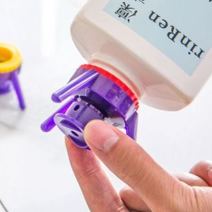 Upside-Down Designed Bottle Cap for Shower Gels and Shampoos