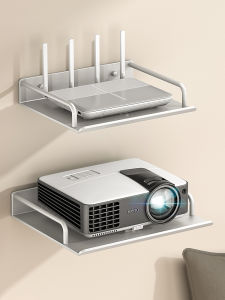 ชั้นวางของติดผนังสําหรับเราเตอร์ทีวีชุด < Ne1> กล่องโปรเจคเตอร์หอพักห้องนั่งเล่นประหยัดพื้นที่องค์กรผู้ถือแร็ค