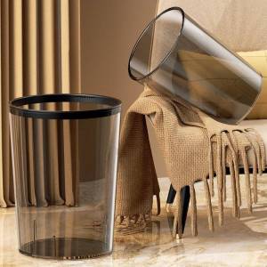OME | Transparent Narrow Large Household Acrylic Trash Bin