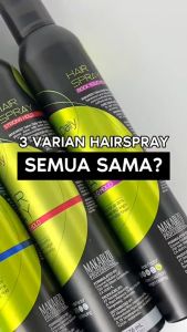 MAKARIZO Salon Daily Hair Spray 376ml Hairspray Rambut Sanggul / Wig (UNTUK PULAU JAWA AJA)