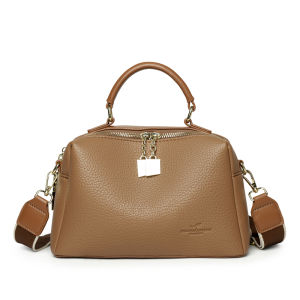 Kangaroo Skin Womens Bag 2025 New Fashion Versatile Single Shoulder Crossbody Bag High-End Small Square Commuter Handbag