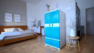 Rovega Colby Kabinet / Lemari Plastik Rovega Free Kunci + Hanger RLC1010