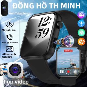 Đồng Hồ Thông Minh Nam LIGE Có Camera Theo Dõi Nhịp Tim Theo Dõi Thể Dục Thể Thao Gọi Bluetooth Chống Nước Dành Cho Android Và iOS Màn Hình Kỹ Thuật Số 1.91 Inch