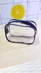 3in1 Transparent PVC Bags Travel Organizer Clear Makeup Bag Beautician Cosmetic Bag