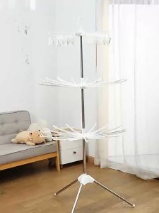 RORO  ราวตากผ้า หมุนได้360องศา ราวตากผ้าอ้อม(มี 3 รุ่น) ตัวหนีบถอดออกได้ ราวตากผ้าขนหนู ชั้น ตากถุงเท้า