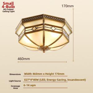 GELAIYA | Vintage Solid Copper Outdoor Light