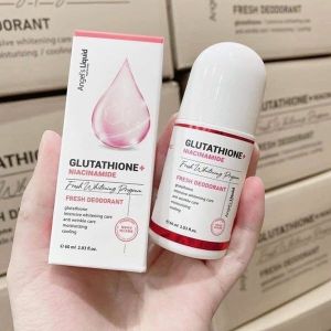 [HOT DEAL]TẶNG 15G KEM TRẮNG NÁCH-Lăn khử mùi trắng da vùng nách Glutathione Fresh Up Whitening Angel’s Liquid Deodorant