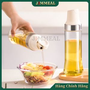 [Chính Hãng] Bình Đựng Dầu Ăn Chai Thủy Tinh Đựng Dầu Ăn Nước Mắm Xì Dầu 500ml Tự Đóng Mở Nắp Roborobo Cao Cấp
