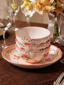 mornenjoy | Hand-painted Attractive Ceramic Bowls Dishes