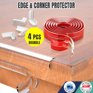 SG 4PCS Transparent Corner Protector |Baby Safety Corner Protector|Baby Edge Protector |  Table Corner Protector
