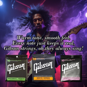 (LOCAL SELLER) Gibson Electric Guitar Strings Nickel Wound Ultra Lights Set 09-42 Tali Gitar Elektrik