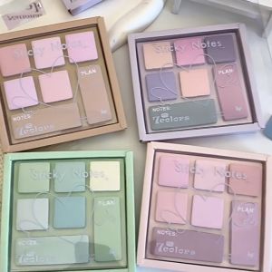 OFM-A117 Sticky Note Bentuk Eyeshadow Mini / Sticky Notes Macaron Pallate Edition / Memo Tempel Mini