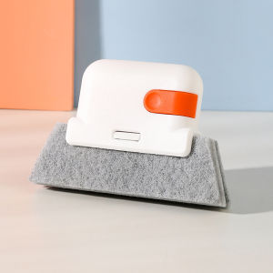 2-In-1 Removable Window And Door Slot Brush Glass Cleaner Dead Angle Cleaning Tool for Home
