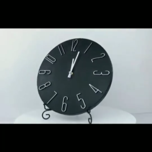 KAMJE Jam Dinding Quartz 30cm Desain Klasik Elegan Modern Silent Sweep Tanpa Bunyi KAJ7196