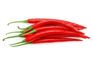 REPLIKA SAYUR CABE BESAR MERAH (1set=5pcs) / CABE BESAR MERAH PALSU / CABE BESAR MERAH PAJANGAN - CABE MERAH MAINAN