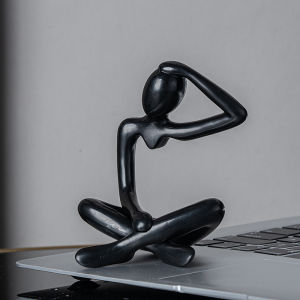 Creative Abstract Character Ornaments ArtSculpture Sitting Sculpture Modern Home Living Room DecorationsCute Small Ornaments