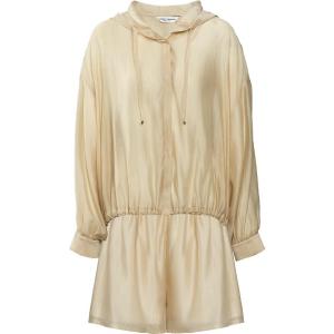 TAMMY TANGS | ชุดสามชิ้นกันแดดสำหรับผู้หญิงในช่วงฤดูร้อน ผ้าไลโอเซลล์น้ำหนักเบา ทรงหลวม สีกรมท่า เสื้อคลุมกันหนาว ชุดลำลอง