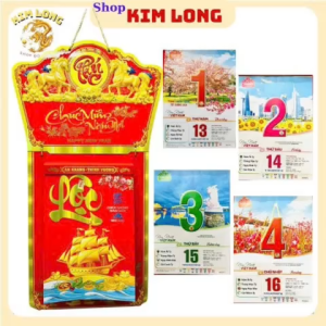 20 x 30 cm Bộ lịch tết treo tường năm BÍNH NGỌ 2026 NGỰA VÀNG chủ đề PHONG CẢNH VIỆT NAM khổ lịch 20cm x 30cm SẴN HCM