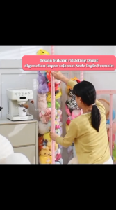 Alby Mart Penyimpanan Boneka Transparan Doll Storage Cylinder Premium Organizer Silinder Penyimpanan Boneka