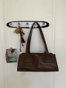 Retro French Bread Bag Womens 2025ins Axillary Shoulder Bag Versatile Commute Casual Simple Handbag Soft PU Leather