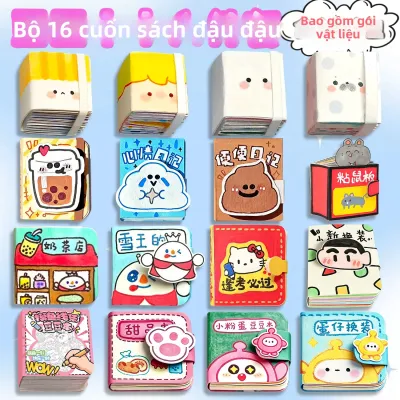 Feiyu | Nhãn Dán Hình Cartoon Dễ Thương cho Trẻ Em Tự Làm Sổ Tay Không Cắt