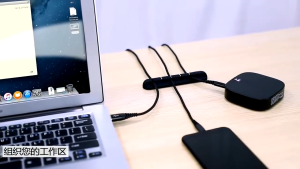 Data Cable Holder Car Cable Organizer Perforation-Free Desktop Charging Cable Storage Tidy-up Headphone Cable