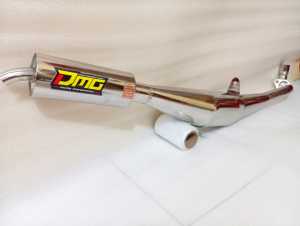 KNALPOT SUZUKI TORNADO GX GS STANDAR RACING FULL CROOM SUARA GARING