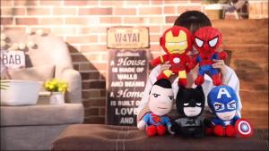 Cartoon Anime Plush Toy Doll Sleeping Pillow Rag Doll Kids Holiday Gift Cute