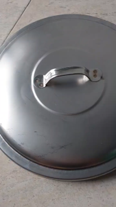 Nắp đậy bồn nước inox ngang Sơn Hà đường kính 38cm (380mm) có pát gài chính hãng tại TPHCM