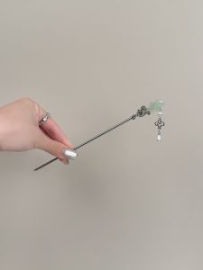 New Chinese Style Metal Hairpin Clouds Pattern Tianqing Freezing Advanced Sense Hairpin Qipao Hanfu Hair Clip Original Design