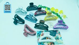 Kẹp tóc nữ hàn quốc cute phụ kiện bé gái kẹp càng cua nhiều răng trung gắp tóc mặt trăng bán nguyệt Hàn Quốc cao cấp - thương hiệu Vợ Chồng Tôi