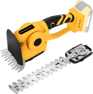 2 in 1 มือถือไร้สาย Hedge Trimme เครื่องตัดหญ้าไฟฟ้า 1500RPM สําหรับ Garden สนามหญ้าสําหรับ DE-Walt 20V MAX แบตเตอรี่