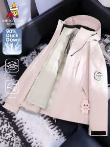 Mexican | Three-in-One Ski Down Jacket With Inner Lining